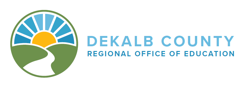 Logo for Dekalb County Regional Office of Education which offers educational services in DeKalb county.